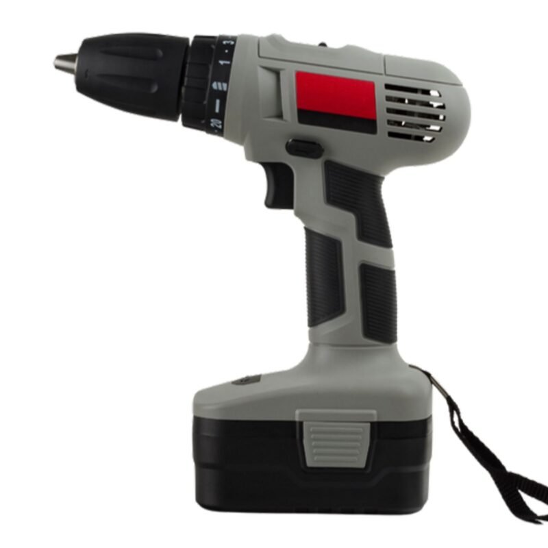 Heavy-Duty Cordless Electric Power Drill with Adjustable Speed and LED Light